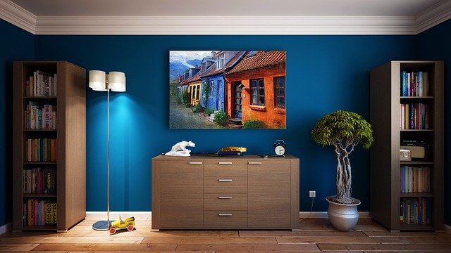 Deep Blue Wall Color